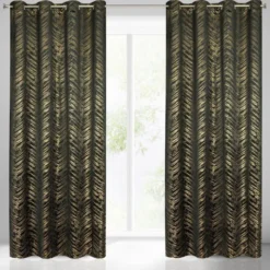 Zasłona 140 x 250 Dekoracyjna Velvet Sara Cza+Zło