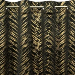 Zasłona 140 x 250 Dekoracyjna Velvet Sara Cza+Zło