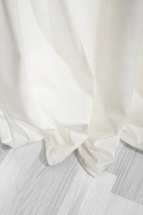 Zasłona 140 x 250 Dekoracyjna Velvet Soft Biały