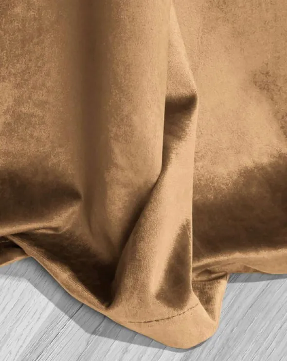 Zasłona 140 x 270 Dekoracyjna Velvet Soft Musztard