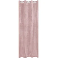 Zasłona 140 x 250 Dekoracyjna Velvet Soft Pudrowy