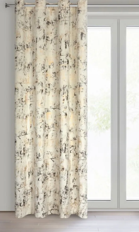 Zasłona 140 x 250 Dekoracyjna Velvet Tonia Krem