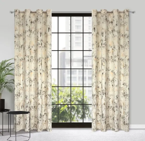 Zasłona 140 x 250 Dekoracyjna Velvet Tonia Krem