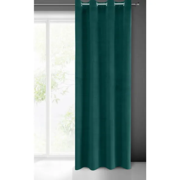 Zasłona 140 x 250 Dekoracyjna Welwet Milo C. Ziele