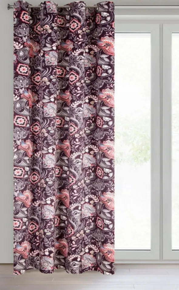 Zasłona 140 x 250 Dekoracyjna Welwet Mirei Bordo