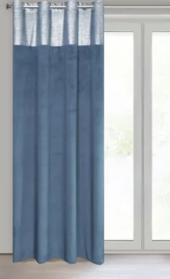 Zasłona 140 x 250 Gotowa Dekoracyjna Peri Gn + Sr