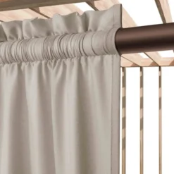 Zasłona 140 x 250 Ogrodowa na Taśmie Gaia Taupe
