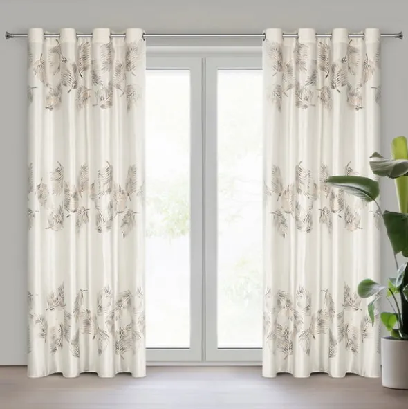 Zasłona 140 x 250 Welwet Przelotki Idalia Krem